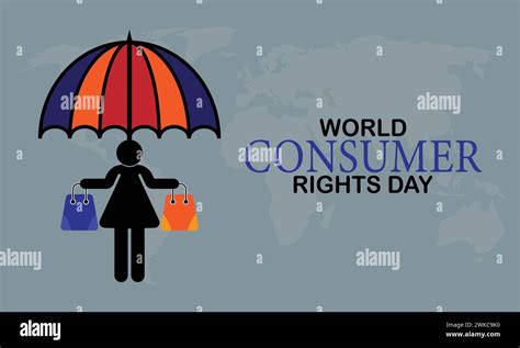 World Consumer Rights Day Wallpaper With Typography World Consumer