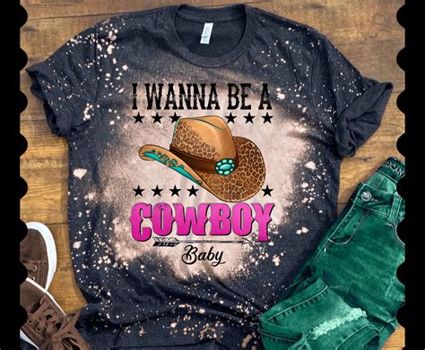 I Wanna Be A Cowboy Baby Png Country Rock Music Cowboy Png Etsy