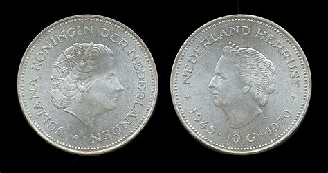 NETHERLANDS 10 Gulden 1970 Liberation