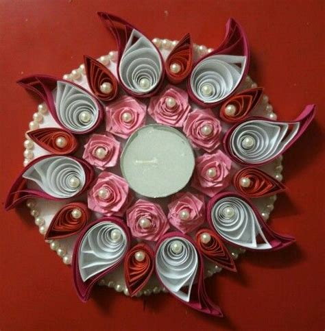 Quilled Candle Holder Diwali Celebration Quilling Work Quilling