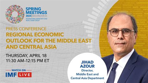 Press Briefing Regional Economic Outlook For The Middle East And Central Asia April 2024 Youtube