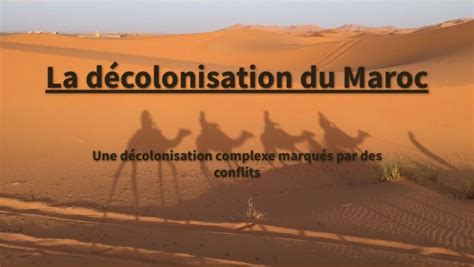 Decolonisation Du Maroc