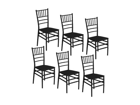 Pack Chaises Restauration Empilables Dorothy X X Cm House