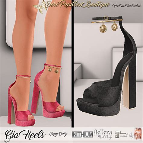 Second Life Marketplace Dpb Gia Heels Black Maitreya Slink Belleza Legacy And Kupra