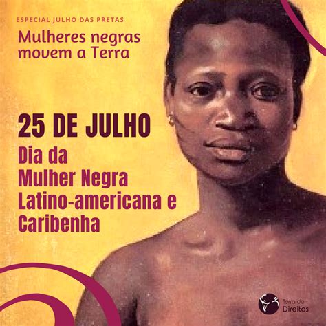 De Julho Dia Da Mulher Negra Latino Americana E Caribenha