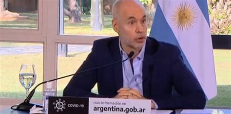 Horacio Rodríguez Larreta y la restricción de la actividad física