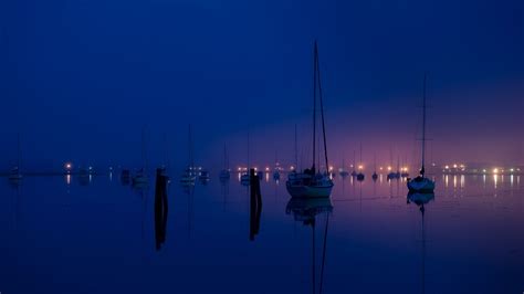 Boat Sunset Sea Night Water Reflection Vehicle Sunrise Evening