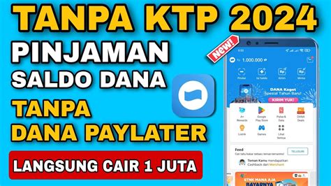 NEW TANPA KTP 2024 Cara Pinjam Saldo Dana Langsung Cair Pinjaman