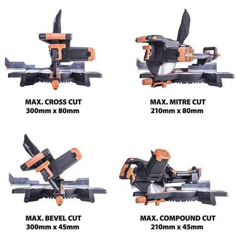 Evolution R Sms Mm Pro Multi Material Sliding Mitre Saw W V