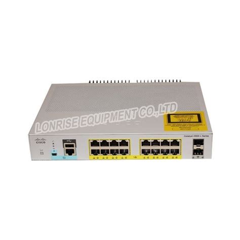 Cisco WS-C2960L-16PS-LL Catalyst 2960-L Switch 16 Port GigE With PoE 2 ...