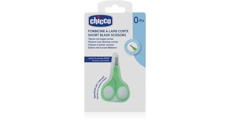 Chicco Short Blade Scissors Forbici Per Bambini Con Punta Arrotondata