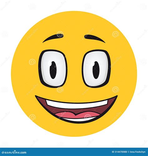 Cartoon Faces Funny Face Expressions Caricature Emotions Stock Vector