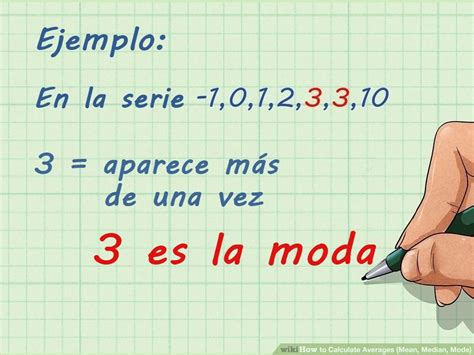 3 Formas De Calcular Promedios Media Mediana Y Moda