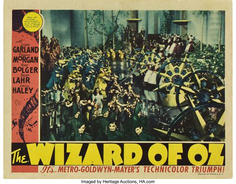 The Wizard Of Oz Mgm 1939 Lobby Card 11 X 14 Movie Lot