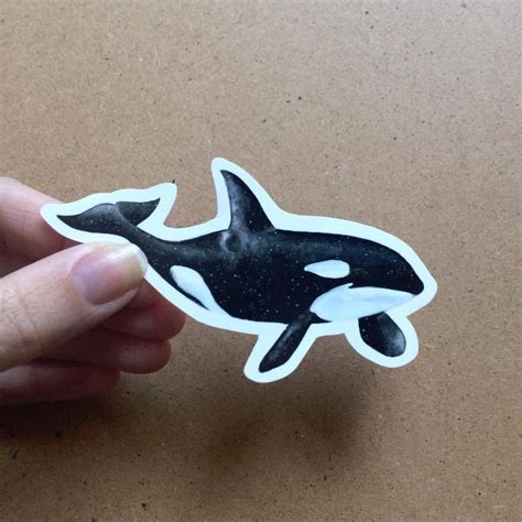 Whale Stickers Orca Stickers Nautical Accessories Animal | Etsy