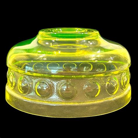 Vintage 1960s Riihimaen Vaselineuranium Glass Bowl Finland Art Glass