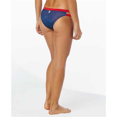 TYR Sandblasted Cove Bikini Bottom Blue Swiminn