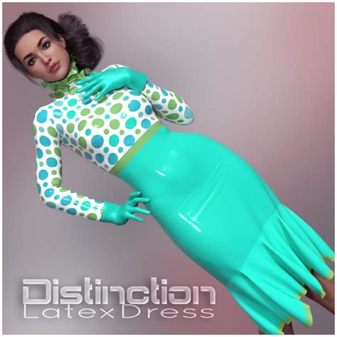 Distinction Latex Outfit G8f Daz 3d