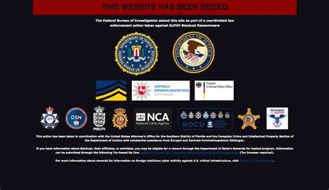 Fbi Posts Takedown Notice On Alphv Ransomware Groups Website The