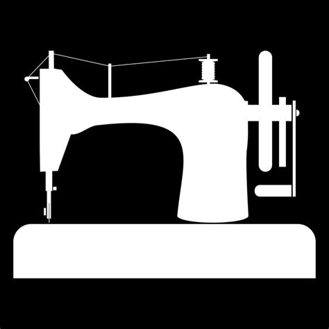 Sewing Machine Icon White Color 5283480 Vector Art At Vecteezy