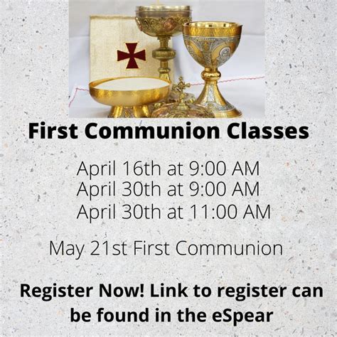 First Communion Classes St George Church