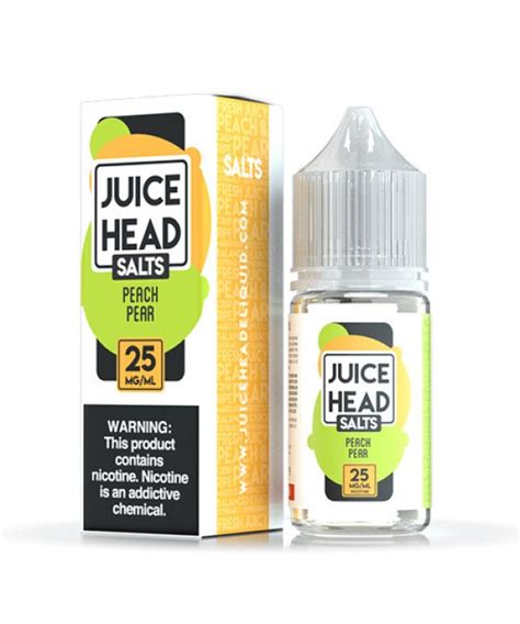 Peach Pear Juice Head Salts TFN E Liquid Hardware