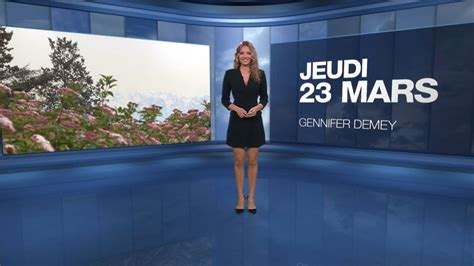 Gennifer Demey Météo M6 le 23 03 2023 Les Caps de TomA