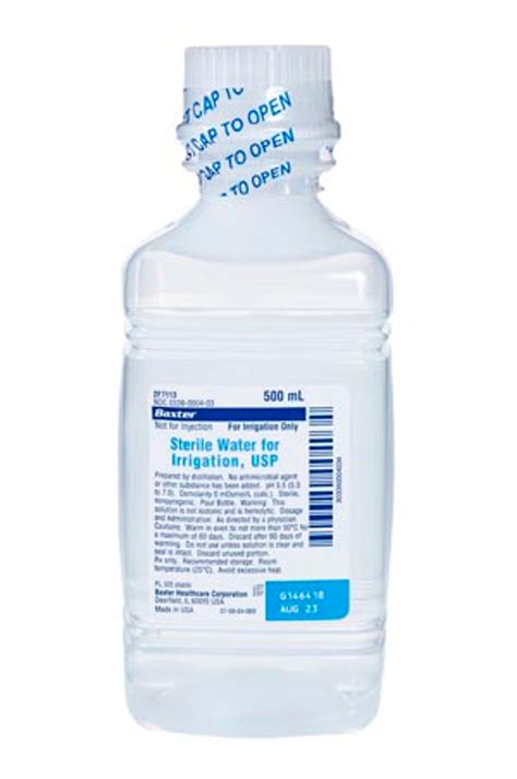 Baxter 2b7114 Sterile Water For Irrigation