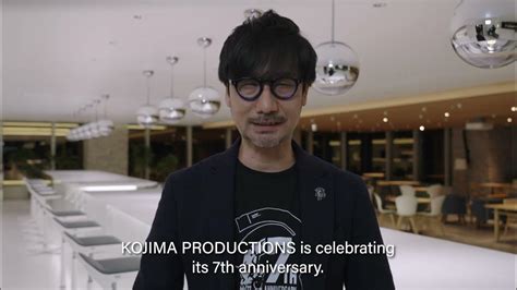 Kojima Productions 7th Anniversary Hideo Kojima Video Message Youtube