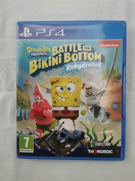SPONGEBOB SQUAREPANTS BATTLE For Bikini Bottom Ps Gioco Italiano Playstation EUR