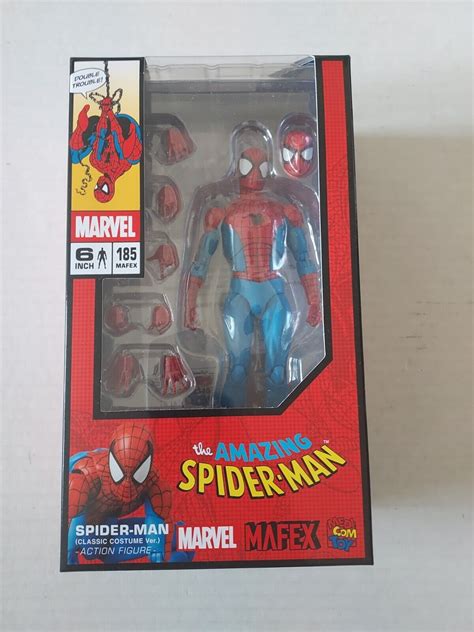 MEDICOM TOY MAFEX Spider-Man CLASSIC COSTUME Ver. No.185 Figure - US