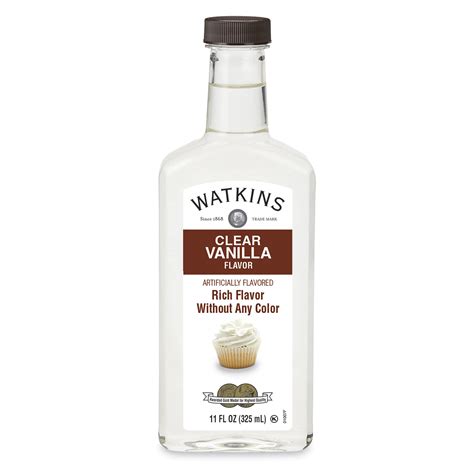 Amazon.com: Watkins Clear Vanilla Flavor, 11 fl. oz. Bottle, 1 Count ...