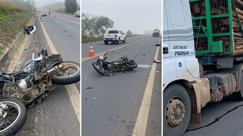 Acidente carreta mata dois motociclistas na BR 101 em São Mateus