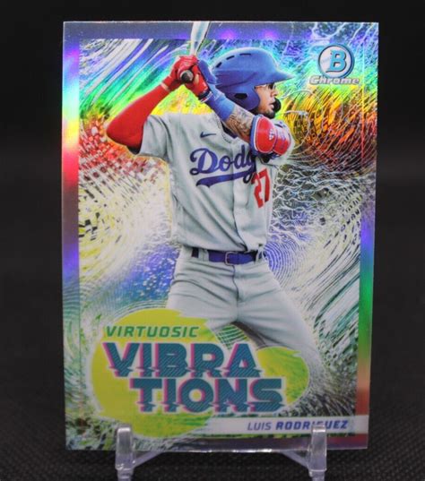 2022 Bowman Chrome LUIS RODRIGUEZ Virtuosic Vibrations Insert Card VV