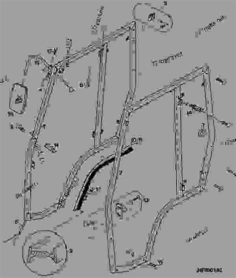 CAB FRAME [C04] - CAB John Deere 455 - CAB - 317, 318, 330, 332, 400 ...