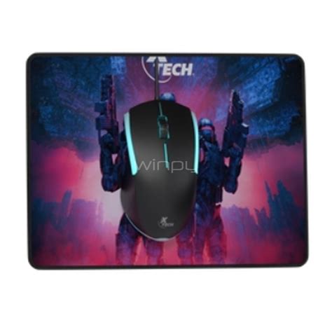 Kit Gamer Teclado Mouse Mousepad Xtech Hasha Xtk S Winpy Cl