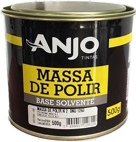 Massa De Polir Base Solvente Anjo 500gr Mercotintas