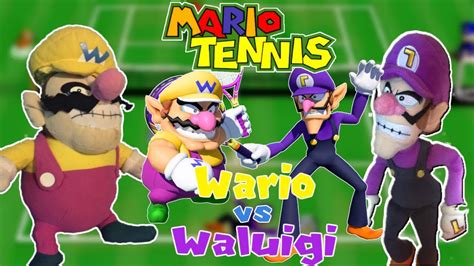 Wario VS Waluigi Mario Tennis 64 Bowser Stage Match YouTube