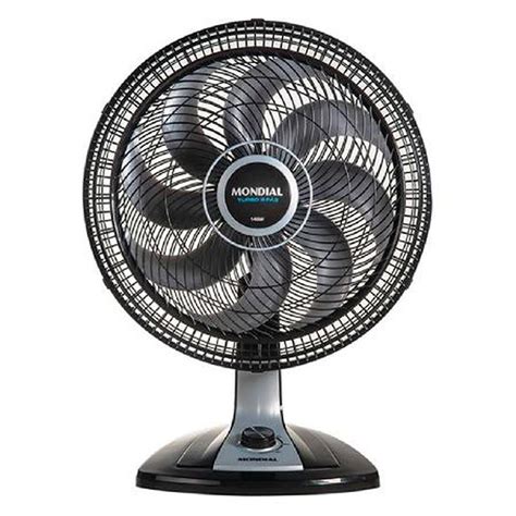 Ventilador Mondial Turbo Cm P S W V Preto Vtx P