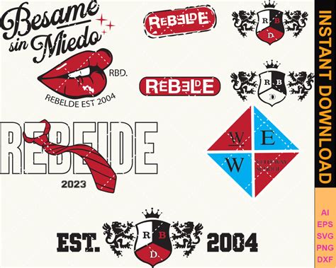 Rebelde Svg Bundle Soy Rebelde Tour Pngrbd Tour 2023 Bésame Etsy Hong