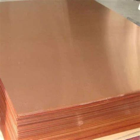 Rectangular Copper Sheet For Industrial Thickness Mm At Kg