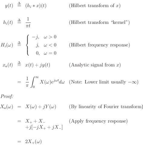 Hilbert Transform