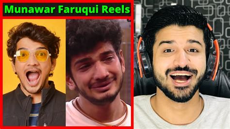 Lock Upp Munawar Faruqui New Comedy Reels Video REACTION YouTube