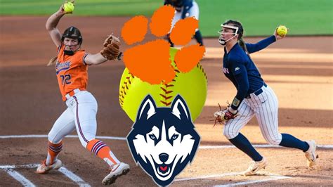 Ncaa Softball Highlights 9 Clemson Vs Uconn Youtube