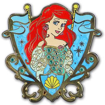 Disney Princess Pin - Princess Ariel Jeweled-Pins-6487