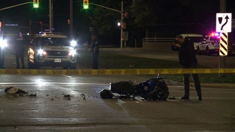 Motorcycle Driver In Critical Condition After Crash Ctv News