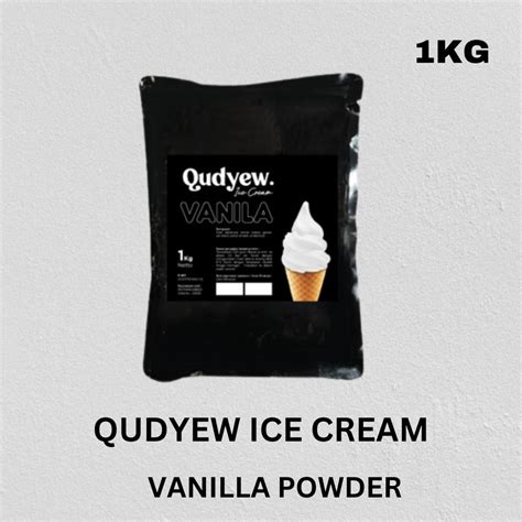 Jual Soft Ice Cream Qudyew Powder Bubuk Es Krim Kg Halal Murah