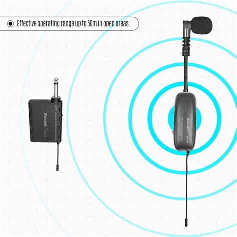 Baomic BM 12 V2 Professional UHF Wireless Instrument Microphone System