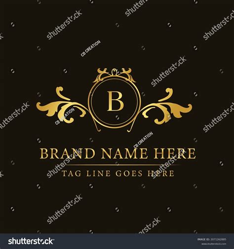 Luxury Royal King B Letter Crest Stock Vector Royalty Free 2071262885