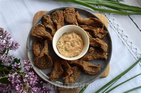 Pieczone boczniaki w chrupiącej panierce PrzyslijPrzepis pl